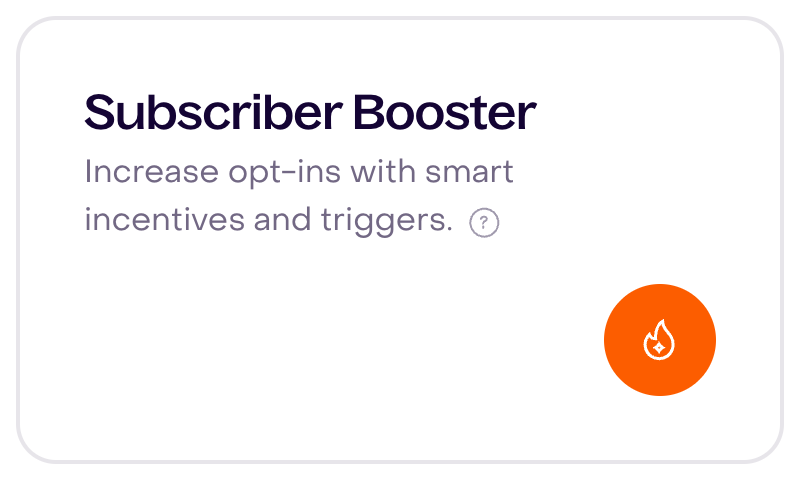 Subscriber Booster card in the desktop playbook catalog grid.